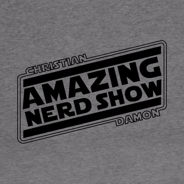 The Amazing Nerd Logo! (Black) by The Amazing Nerd Show 